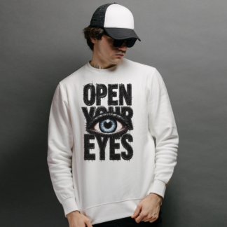 white open your eyes